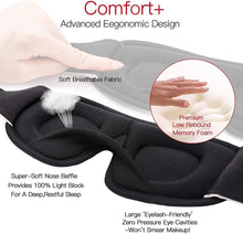 Load image into Gallery viewer, Cosmixly™ Classic Padded Sleep Mask
